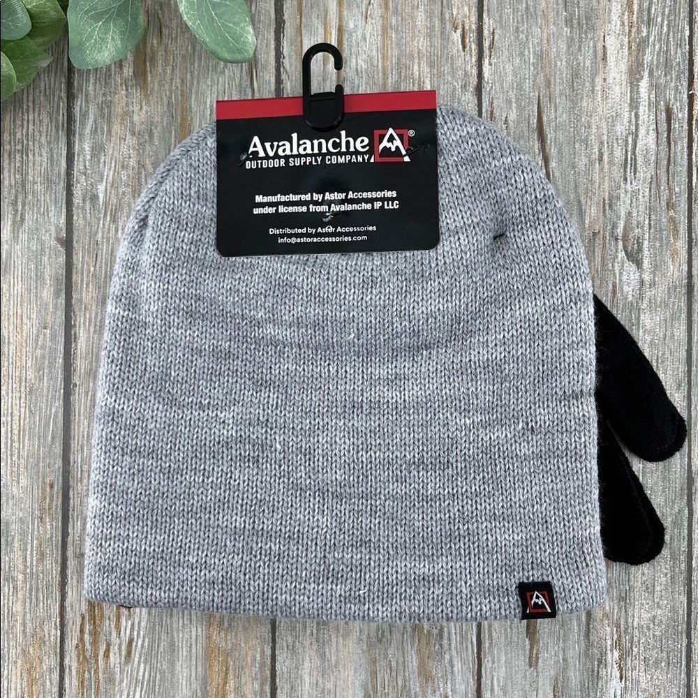 Avalanche Winter Beanies & Gloves 3-Piece Set - Picture 3 of 4